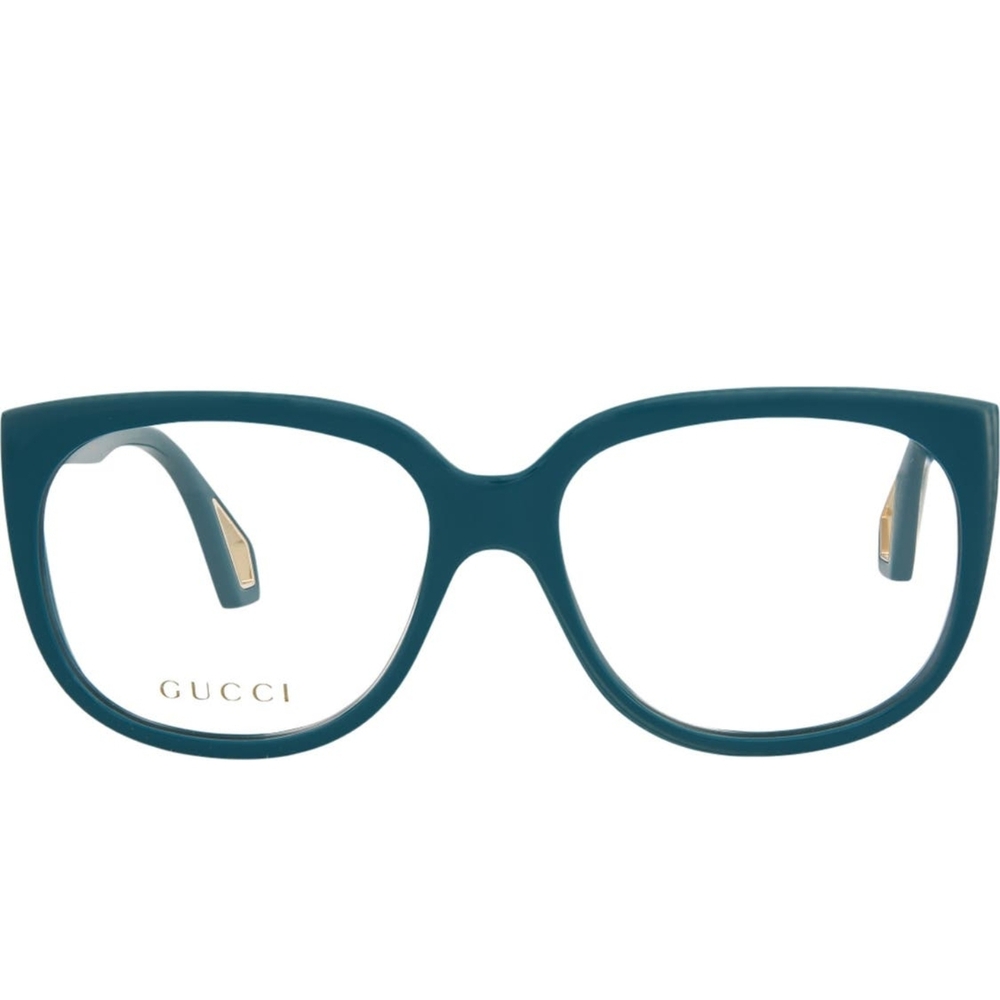 Men's Gucci Teal Frame Prescription Optical  Glasses Italy - Picture 4 of 5